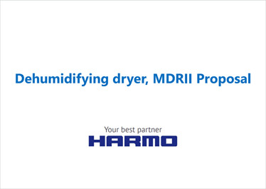 Dehumidifying dryer, MDRII-HARMO